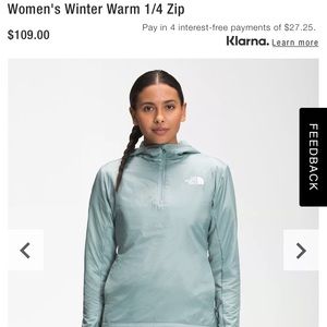 The North Face Winter Warm 1/4 Zip